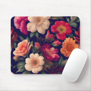 Mousepad Papel de parede com padrão floral