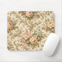 Mousepad Papel de Parede com Padrão Floral Vintage