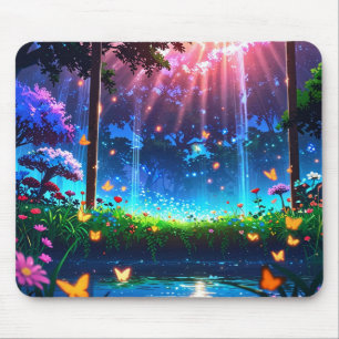 Mousepad Papel de parede da natureza de animação viral com
