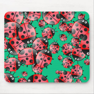 Mousepad Papel de parede do joaninha