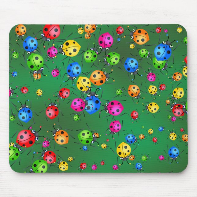 Mousepad Papel de parede do joaninha (Frente)