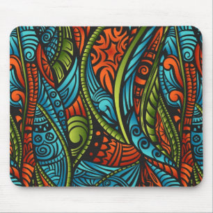 Mousepad Papel de parede étnico abstrato