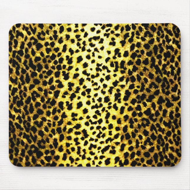 Mousepad Papel de parede Leopardo (Frente)