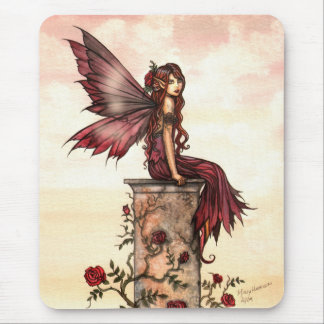 Mousepad Papel de Rato de Computador Arte Fantasia Fada Ros