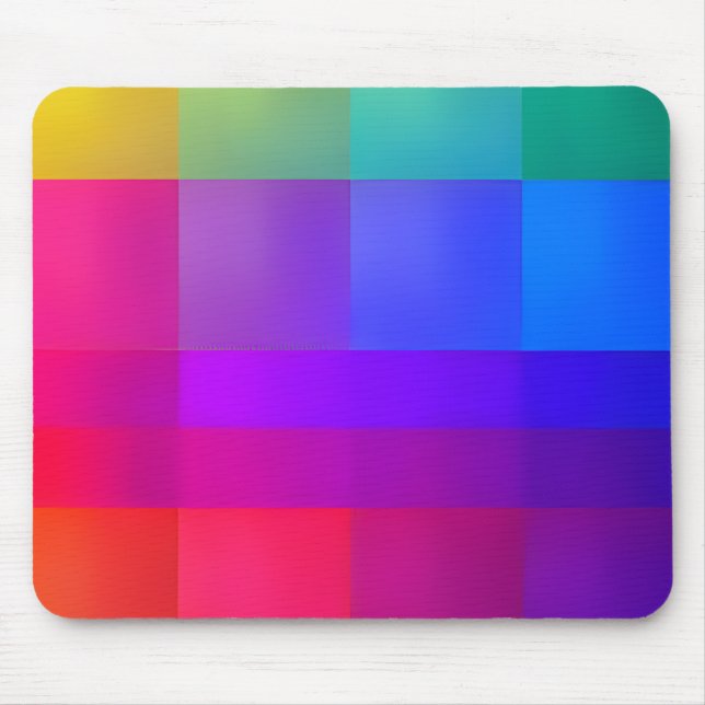 Mousepad Papel de Rato de Cores Vibrantes (Frente)