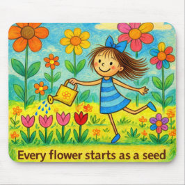 Mousepad Papel de Rato de Jardim Fofo