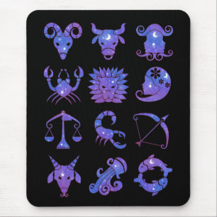 Mousepad Papel de Rato dos Signos do Zodíaco