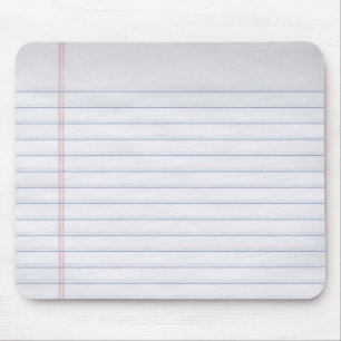 Mousepad Papel do caderno