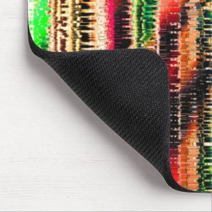 Mousepad Papel em fatias vermelho, amarelo e verde