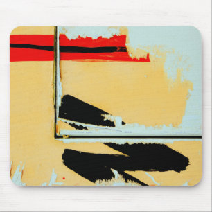 Mousepad Papel Pintado de descasque - Preto Vermelho Amarel
