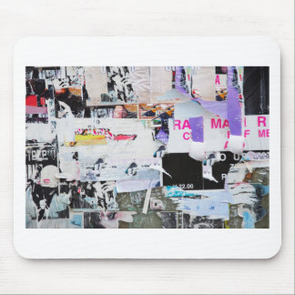 Mousepad Papel rasgado estilo de Banksy da parede dos