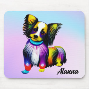 Mousepad Papillion Pop Art Pastel Personalizado