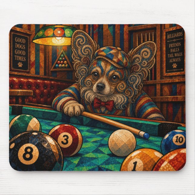Mousepad Papillon, Mosaico Geométrico (Frente)