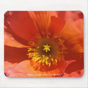 Mousepad Papoila alaranjada grande