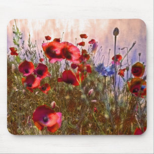 Mousepad Papoilas artísticas