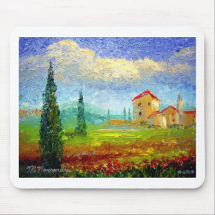 Mousepad Papoilas de Toscânia