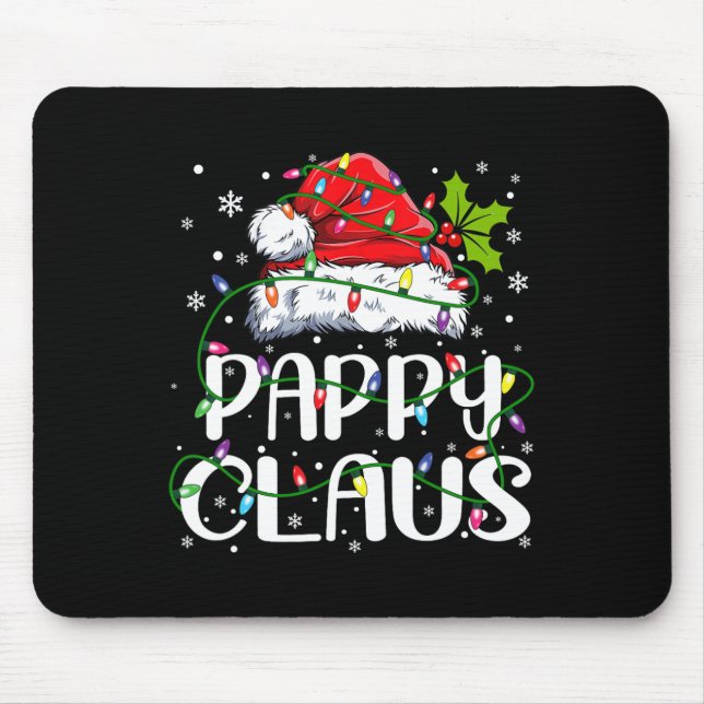 Mousepad Pappy Claus Christmas Santa Hat Matando Família Xm (Frente)
