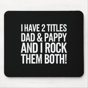 Mousepad Pappy Design Para Avô, Avô Dia de os pais P