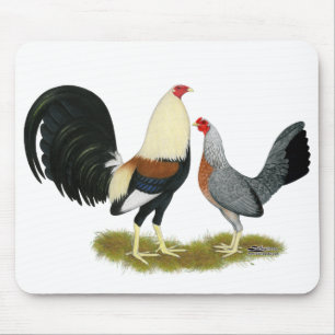 Mousepad Par de Foguete de cinza