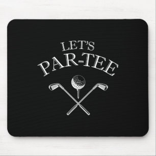 Mousepad Par de Vamos do Vamos de Golfe engraçado