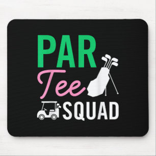 Mousepad Par Tee Squad, Fama de Jogador de Golfe Engraçado