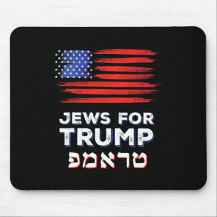 Mousepad Para a Eleição Judaica de Israel Hebraica Trump 20