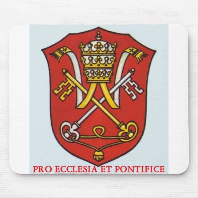 MOUSEPAD PARA A IGREJA E O PAPA (Frente)