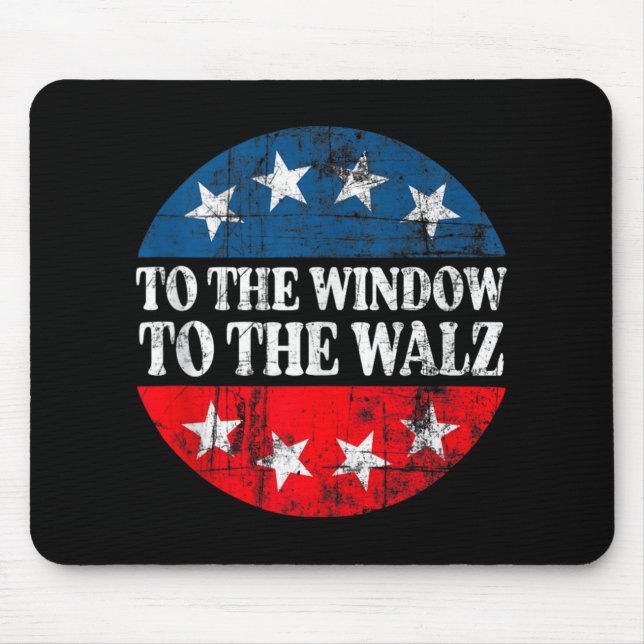 Mousepad Para A Janela Para Waltz Kamala Harris B Para O (Frente)