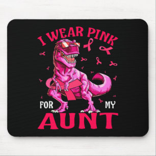 Mousepad Para a minha tia Cancer de consciência Dinossauro