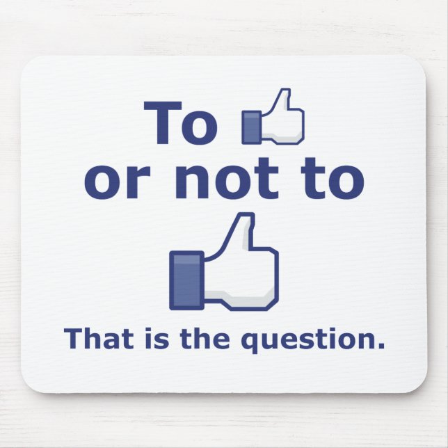 Mousepad Para gostar ou não gostar (Frente)