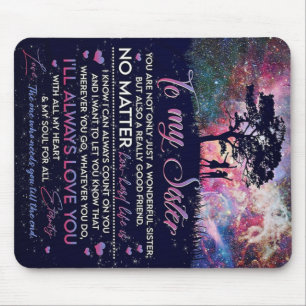Mousepad Para Minha Irmã Dama, Presente De Aniversário Ir