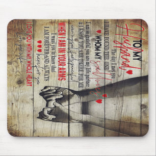 Mousepad Para Minha Letra Marido, Apaixonar Aspas Presente
