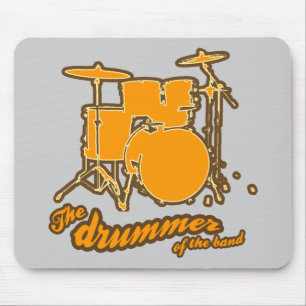 Mousepad Para o baterista tambores