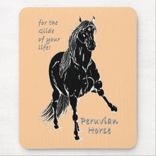 Mousepad Para o deslize de seu cavalo dos Peruvian da vida