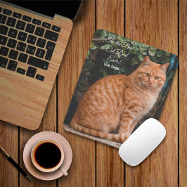 Mousepad Para o melhor Pai de gatos alguma vez personalizad