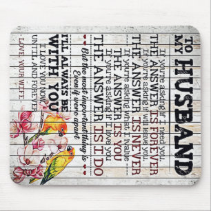 Mousepad Para o meu Design do marido, novo presente para ca
