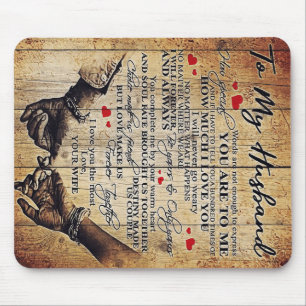 Mousepad Para o meu marido Design   Carta Para Ele   Bonito