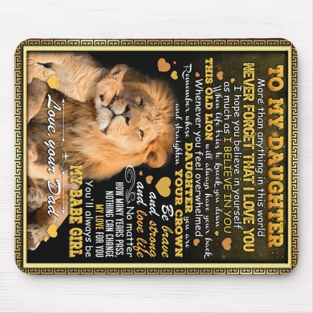 Mousepad Para o meu presente de aniversário da esposa do le (Frente)
