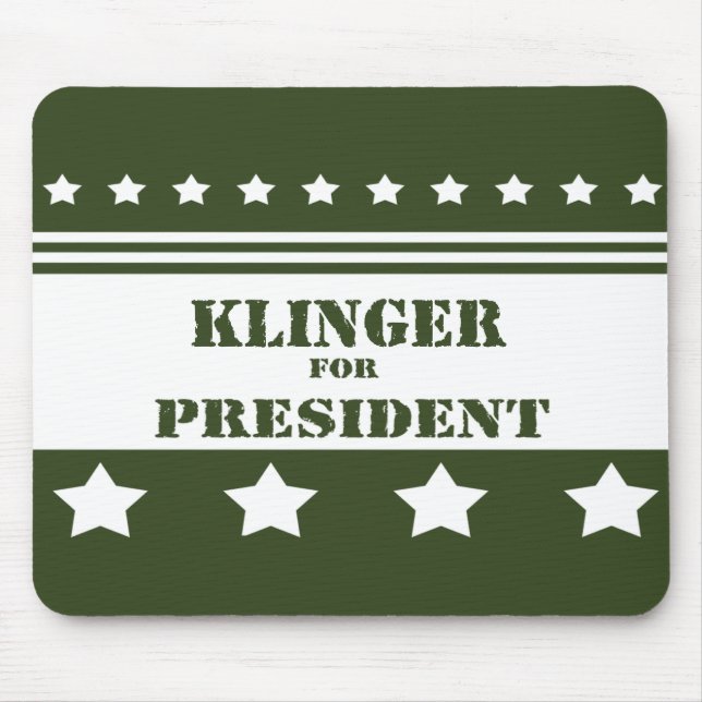 Mousepad Para o presidente Klinger (Frente)