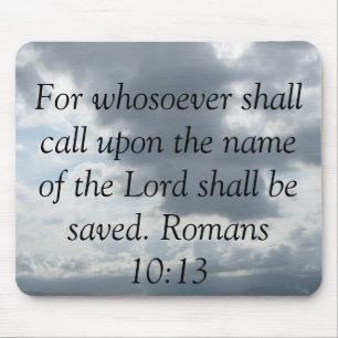 Mousepad Para o whosoever convidará o nome do senhor