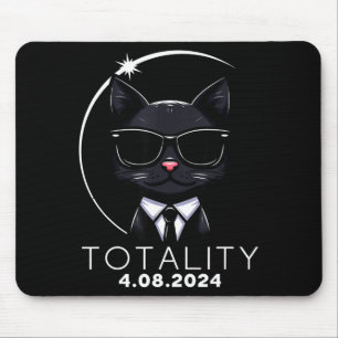 Mousepad Para Óculos de Sol de Gato de Eclipse Solar Total