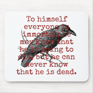 Mousepad Para Si Mesma Todos São Imortais - Citação Da Mort
