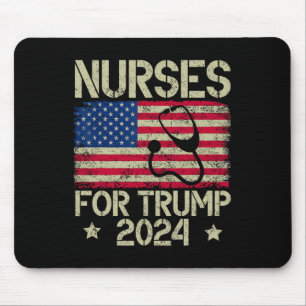 Mousepad Para Trump 2024 American Flag Trump Usa Flag