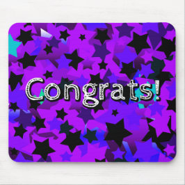 Mousepad Parabéns! Estrelas Punk