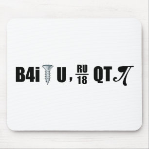 Mousepad Parafuso U RU de B4i sobre 18 quartos pi