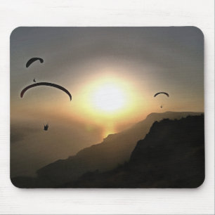 Mousepad Paragliders Voando Wanderlust Arte Esportiva Extre