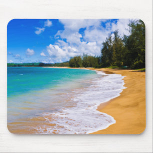 Mousepad Paraíso de praia tropical, Havaí