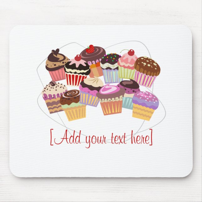 Mousepad Paraíso dos cupcakes (Frente)