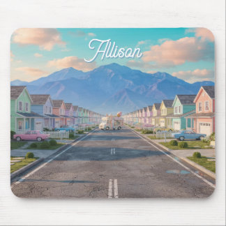 Mousepad Paraíso Pastel, Estrada Infinita | Subúrbio Sinis
