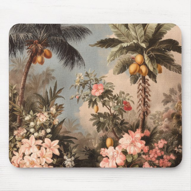 Mousepad Paraíso Tropical com Palmeiras (Frente)